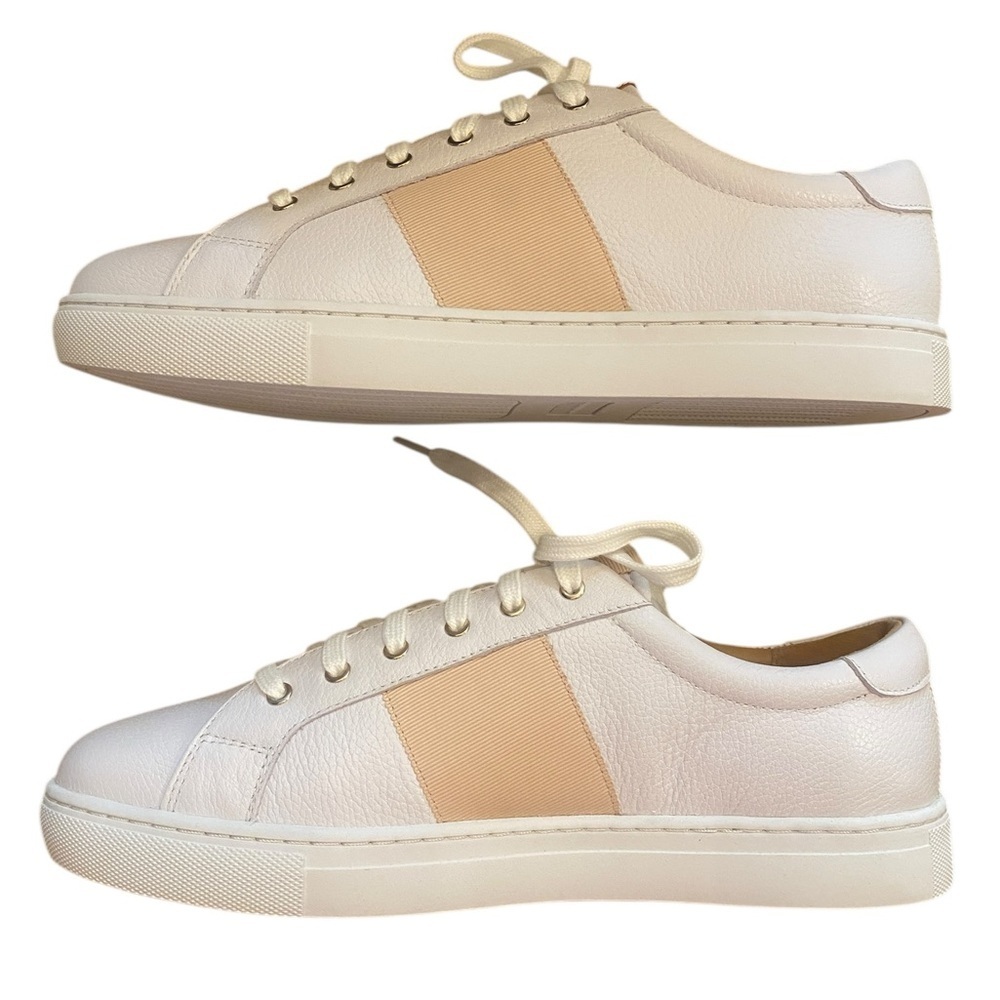 Women’s Low Top White Cream Classic Sneakers Jowenna New Size 10